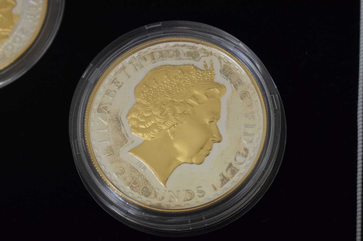 Royal Mint Silver Proof five-coin Britannia Silhouette Collection, 2006 - Image 11 of 13