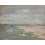 William George Robb (British, 1872-1940) - Oil on panel - 'On the Beach‘