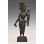 Large 19th Century bronze figure of Padmapani