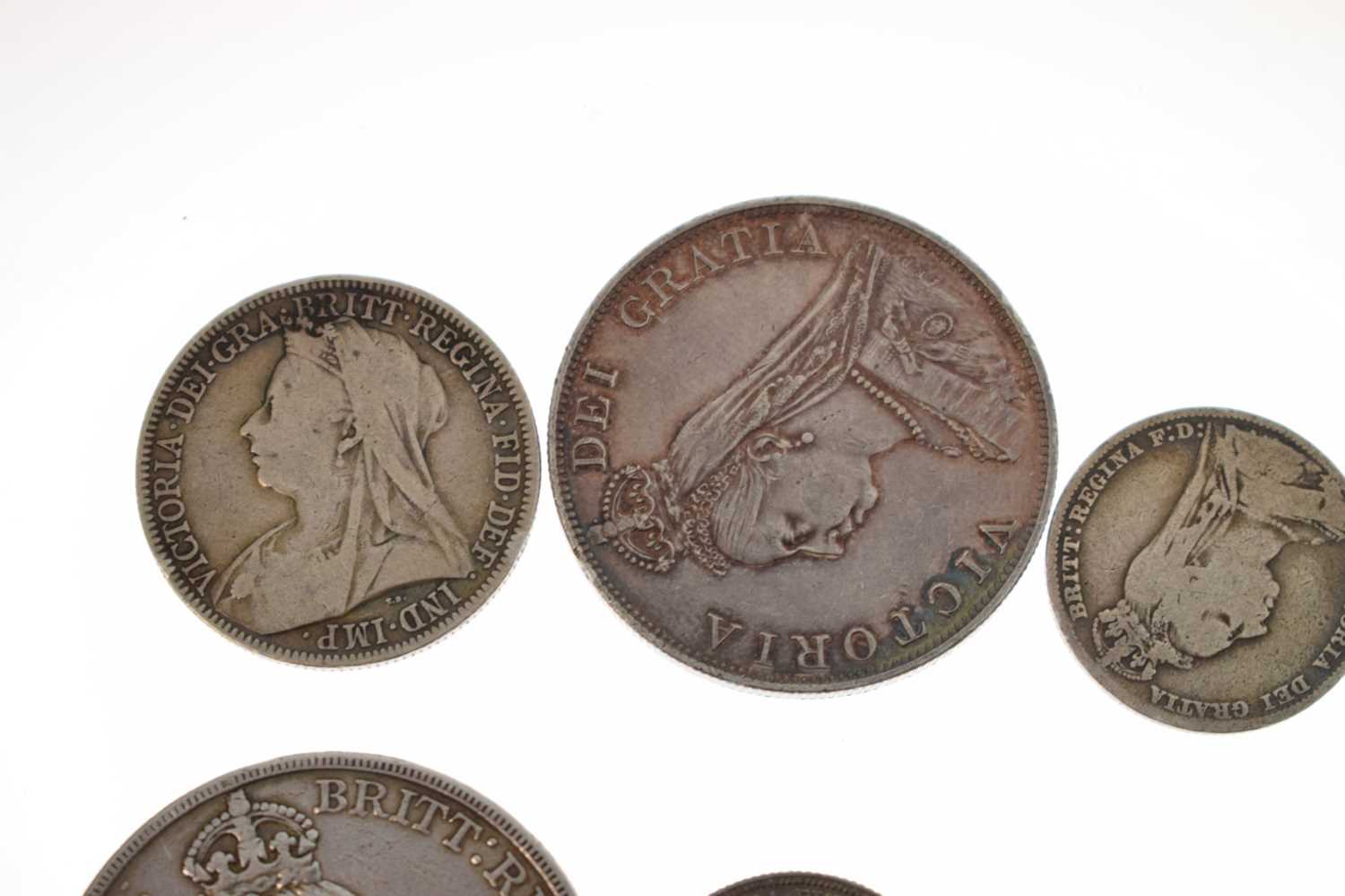 Quantity of Queen Victoria silver coinage - Image 6 of 12