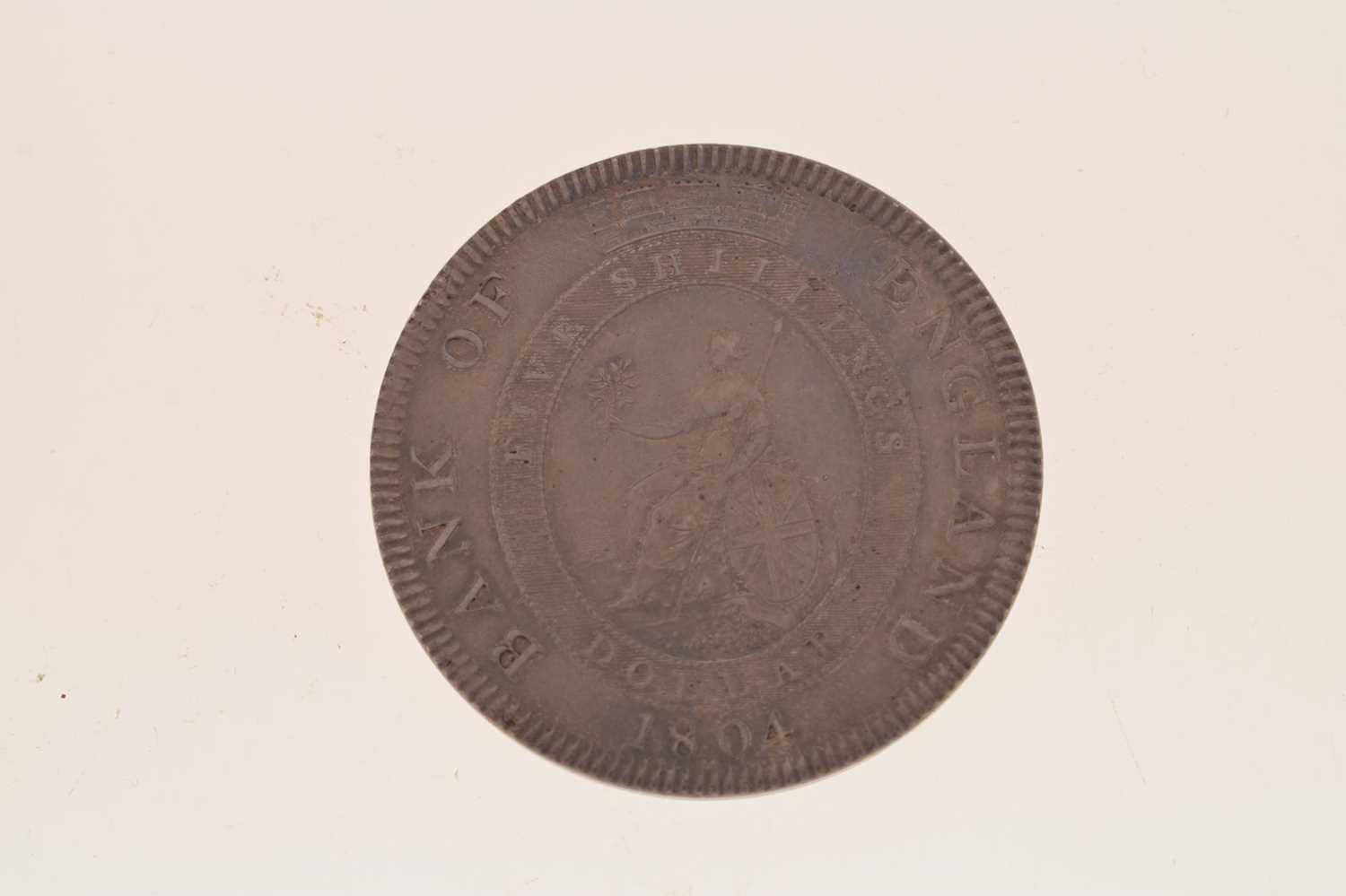 George III Bank of England Five Shillings Dollar, 1804 - Image 4 of 4