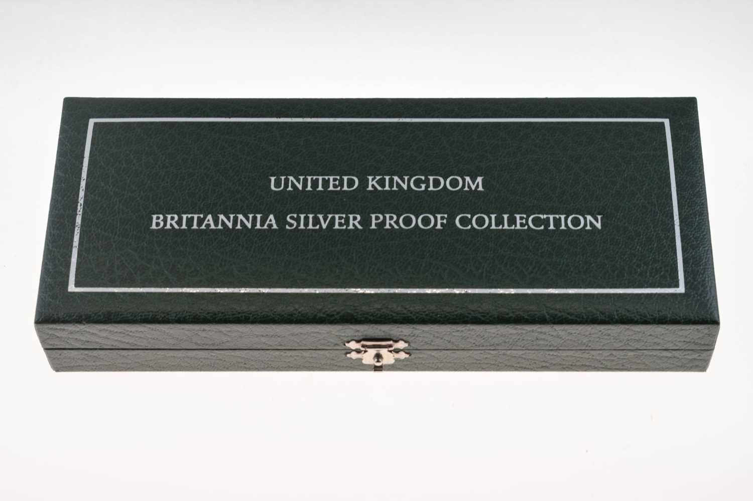 Royal Mint Silver Proof four-coin Britannia Set, 2002 - Image 9 of 11