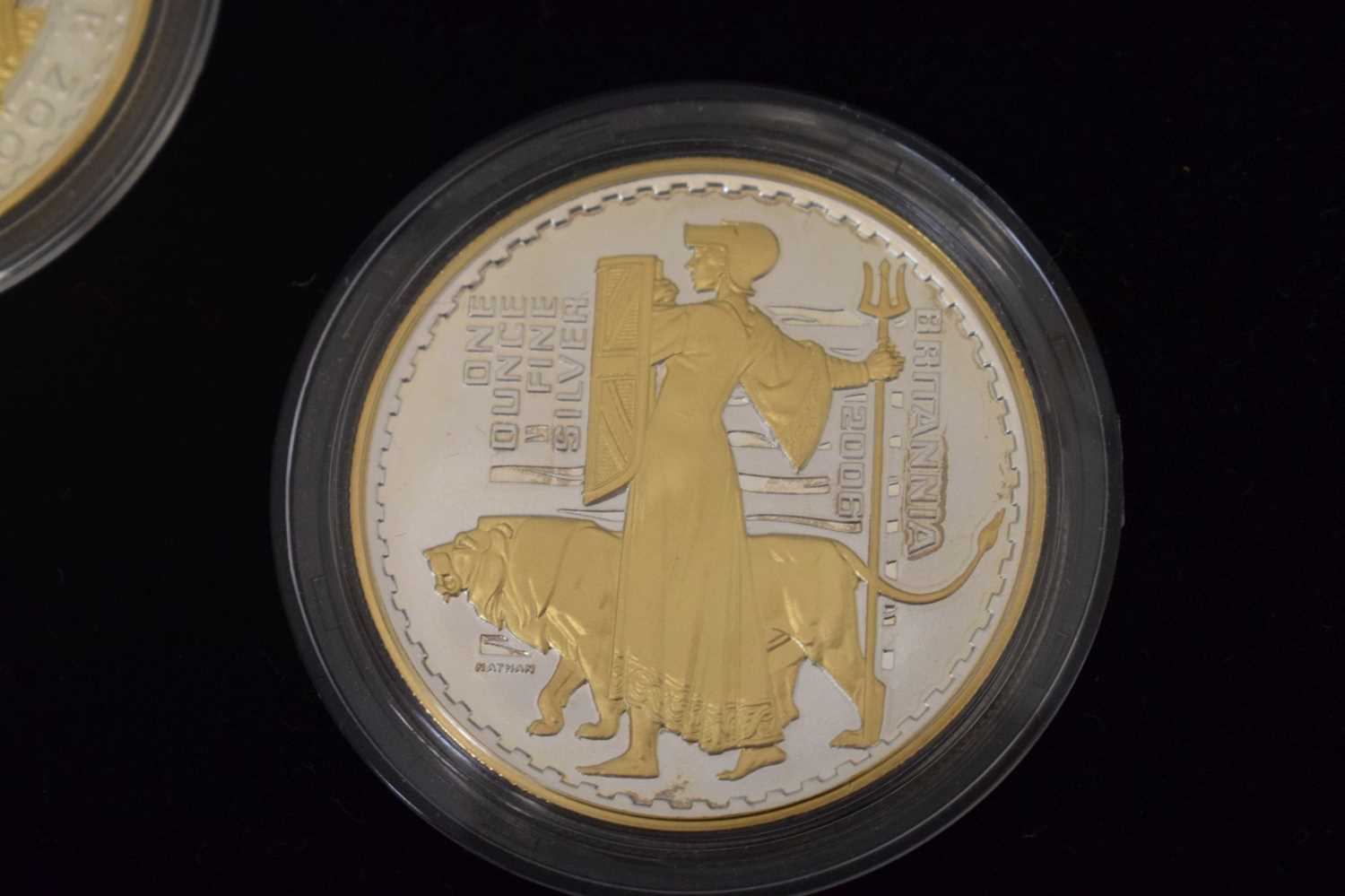 Royal Mint Silver Proof five-coin Britannia Silhouette Collection, 2006 - Image 10 of 13