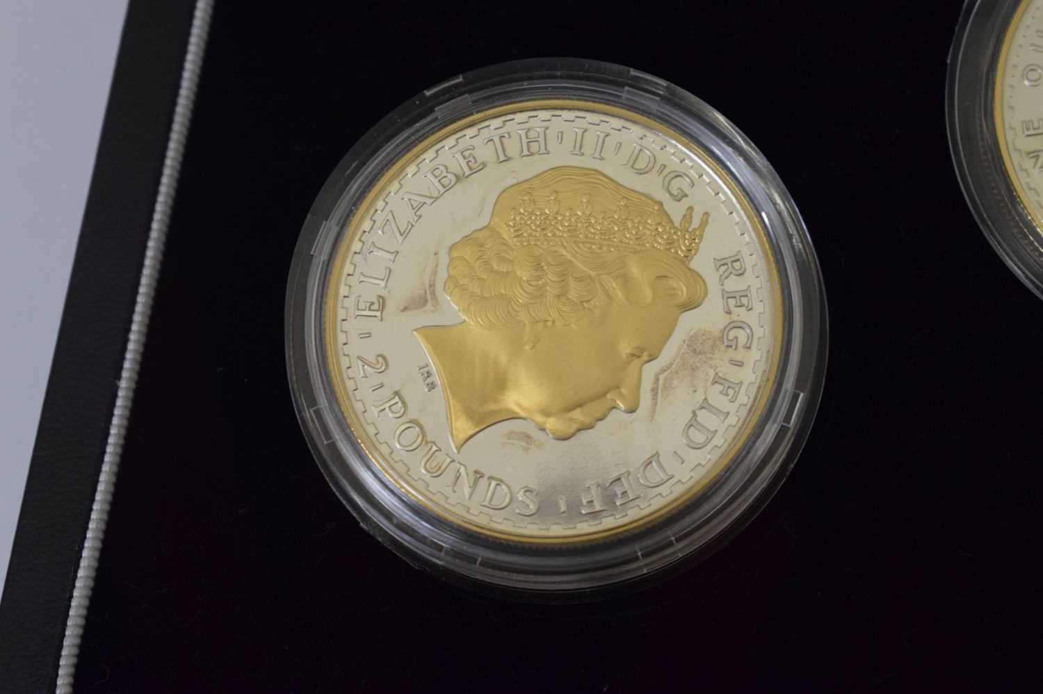 Royal Mint Silver Proof five-coin Britannia Silhouette Collection, 2006 - Image 5 of 13