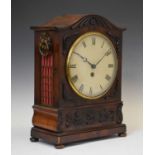 Mid 19th Century mahogany single fusee bracket clock