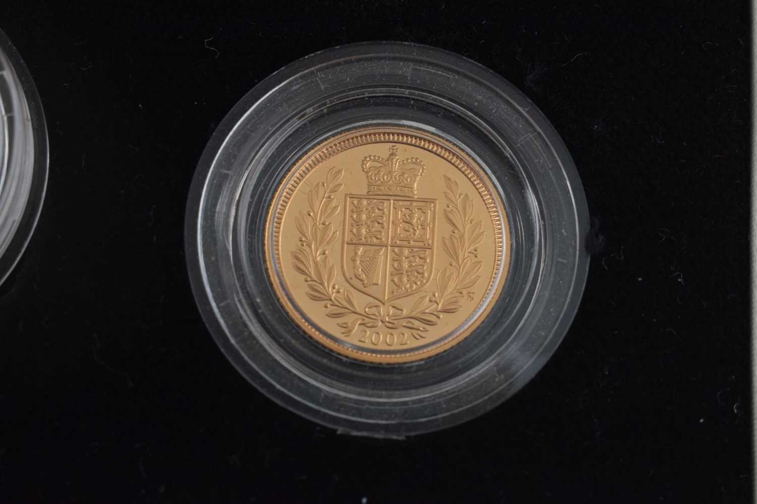 Royal Mint Gold Proof four-coin Sovereign Set, 2002 - Image 8 of 12