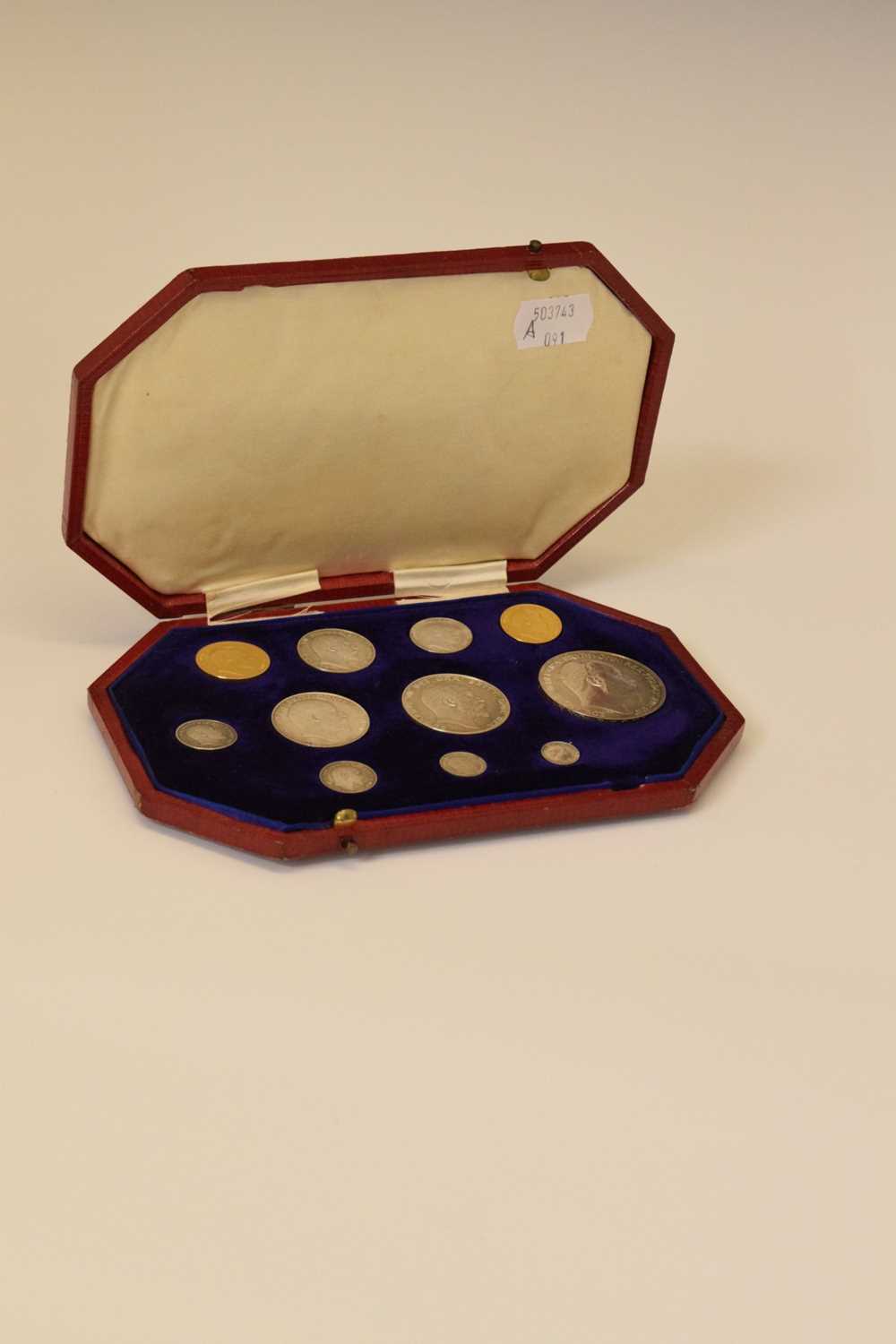 Cased Edward VII 1902 Specimen Coin Set - Image 15 of 15