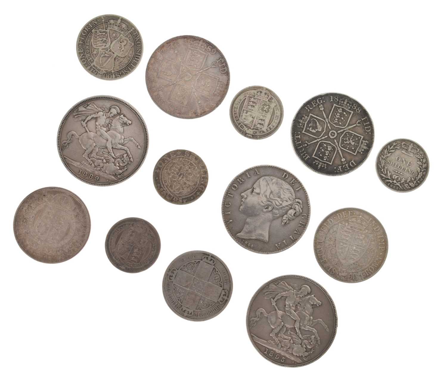 Quantity of Queen Victoria silver coinage