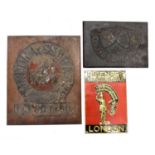Three assorted fire mark insurance plaques