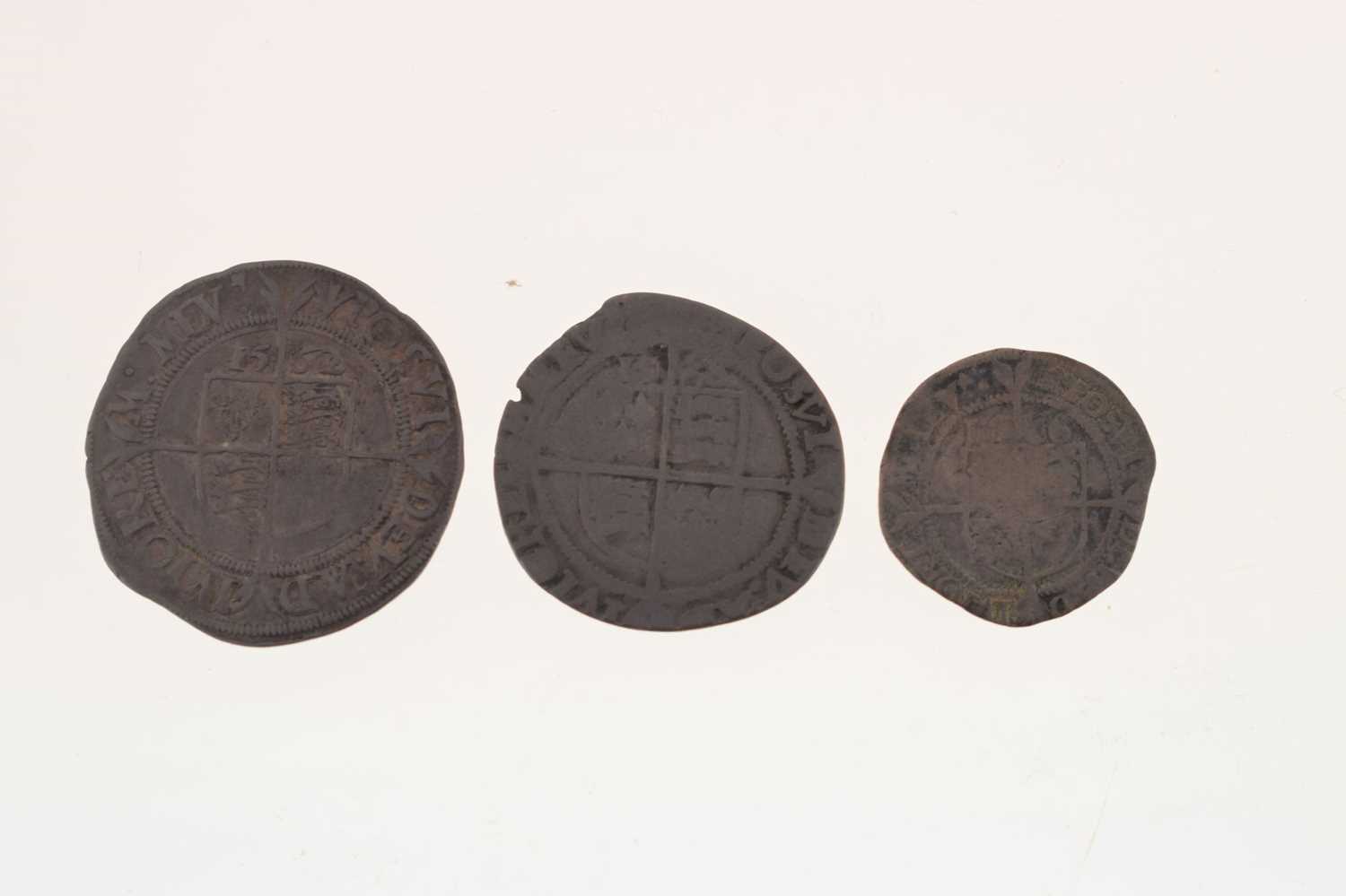 Three Elizabeth I hammered silver coins - Image 8 of 8