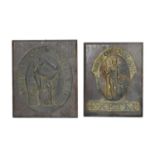 Two 19th Century West Country fire mark insurance plaques