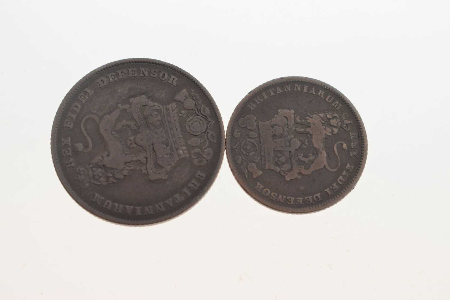 Four silver George IV silver coins - Image 5 of 6