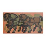 Victoria Gillick (20th century) - Limited edition print 'Horse Frieze'