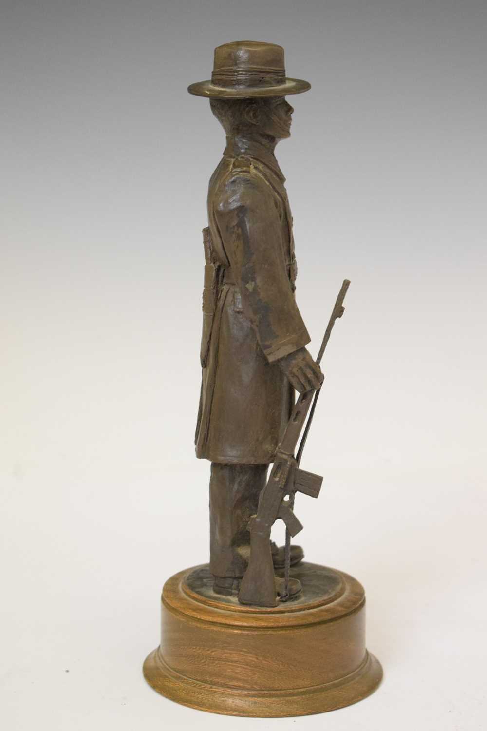 Resin figure of an Australian soldier with a rifle - Image 3 of 5
