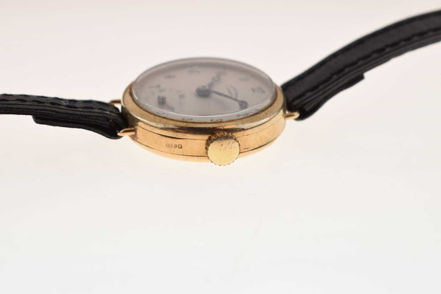 Rolex - Lady's 9ct gold-cased cocktail watch, together with a J.W. Benson midsize 9ct gold-cased wri - Image 4 of 11