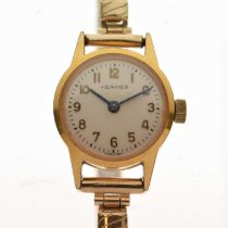 Hermes - Lady's gold plated cocktail watch