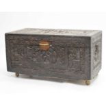 Early 20th century Chinese camphor wood chest