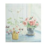 Sue Galbraith, (Modern) - Watercolour - Still life with flowers