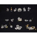 Quantity of Swarovski Crystal miniature ornaments