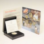 Limited edition of 995 silver proof Isle of Man Tutankhamun 50p coin