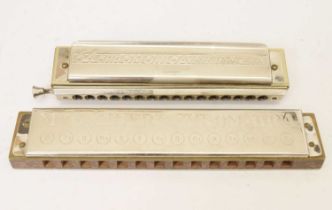 Two Hohner harmonicas