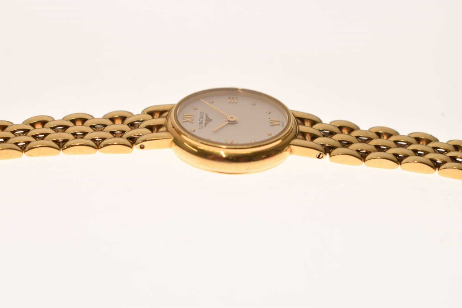 Longines - Lady's 18ct gold bracelet watch - Image 5 of 10