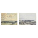 Claude Muncaster (1903-1974) - Two watercolours - Moorland scenes