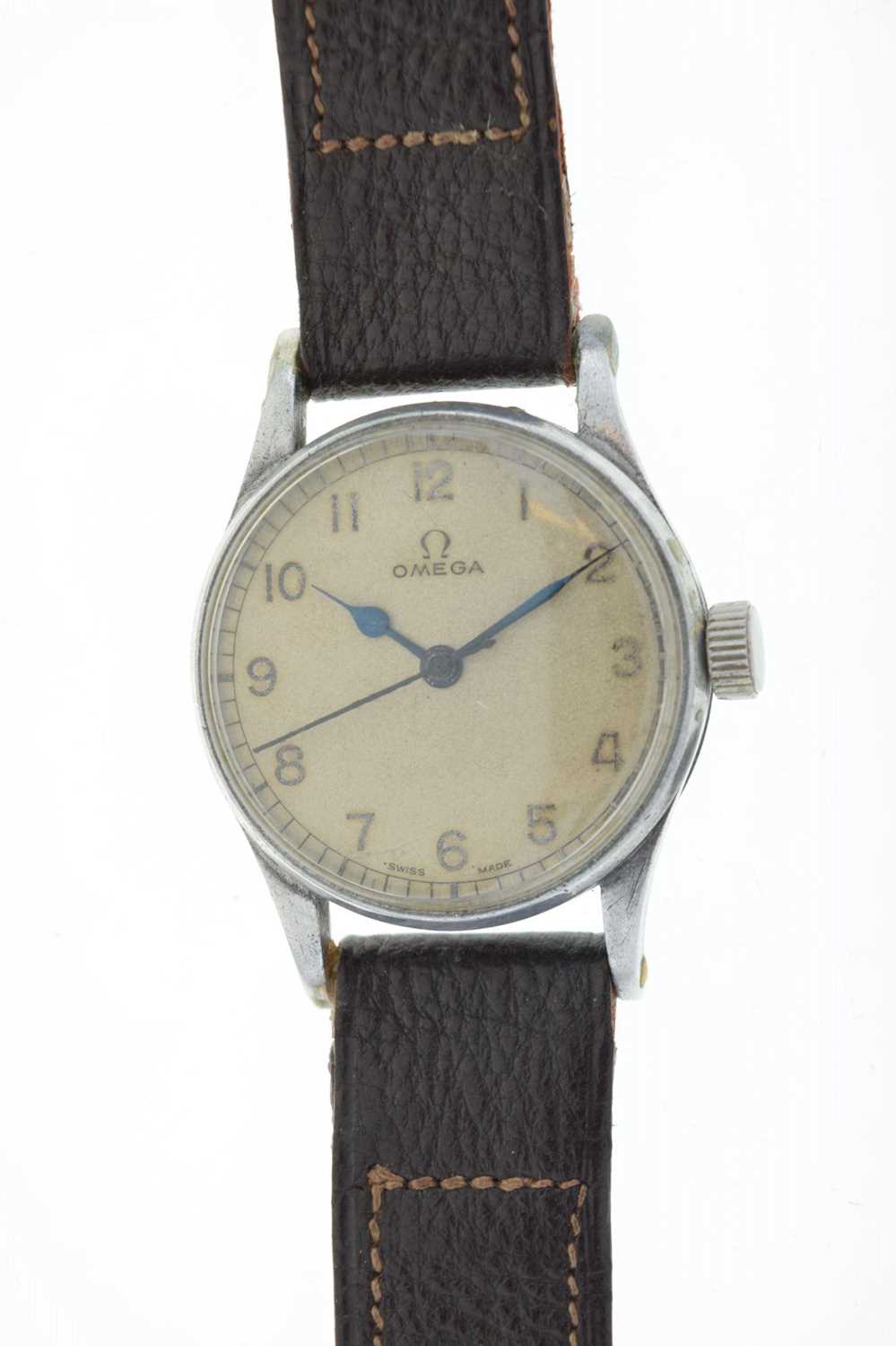 Omega - Gentleman's 1940s manual wind wristwatch