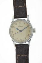 Omega - Gentleman's 1940s manual wind wristwatch