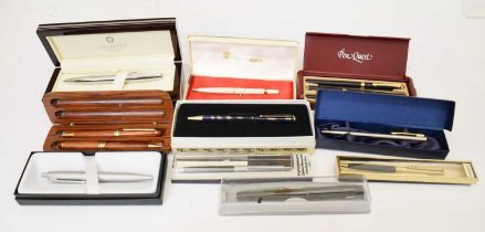 Collection of boxed pens, etc