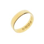 Edwardian 22ct gold wedding band