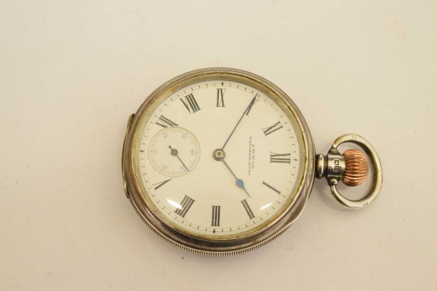 American Waltham Watch Co. - Top wind silver cased pocket watch - Image 10 of 15