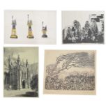 Group of four prints