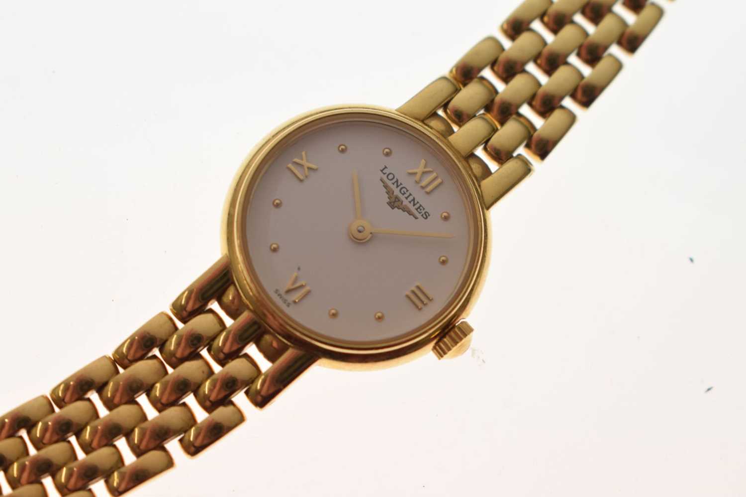 Longines - Lady's 18ct gold bracelet watch - Image 3 of 10