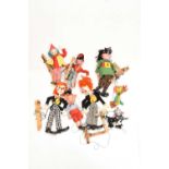 Pelham Puppets - Group of eight puppets