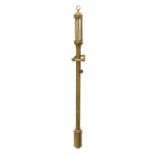 Portuguese brass marine barometer