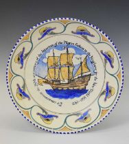 Honiton Pottery Mayflower 350 Charger