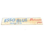Advertising - ESSO Blue Paraffin wooden sign