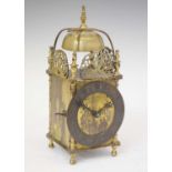 Early 20th century gilt metal lantern-style timepiece - Thomas Nudge