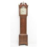 Early 19th century oak longcase clock, Gilbert Moses, Lincoln