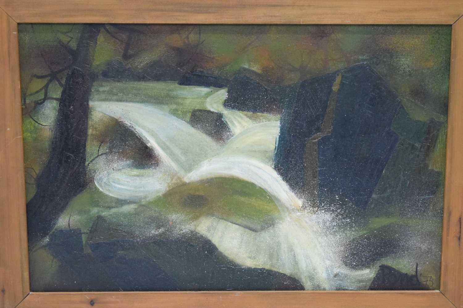 Shirley Pond - Oil on board - 'Welsh Water' - Image 2 of 7