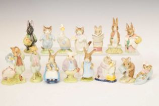 Group of fifteen boxed Royal Albert 'Beatrix Potter' figures