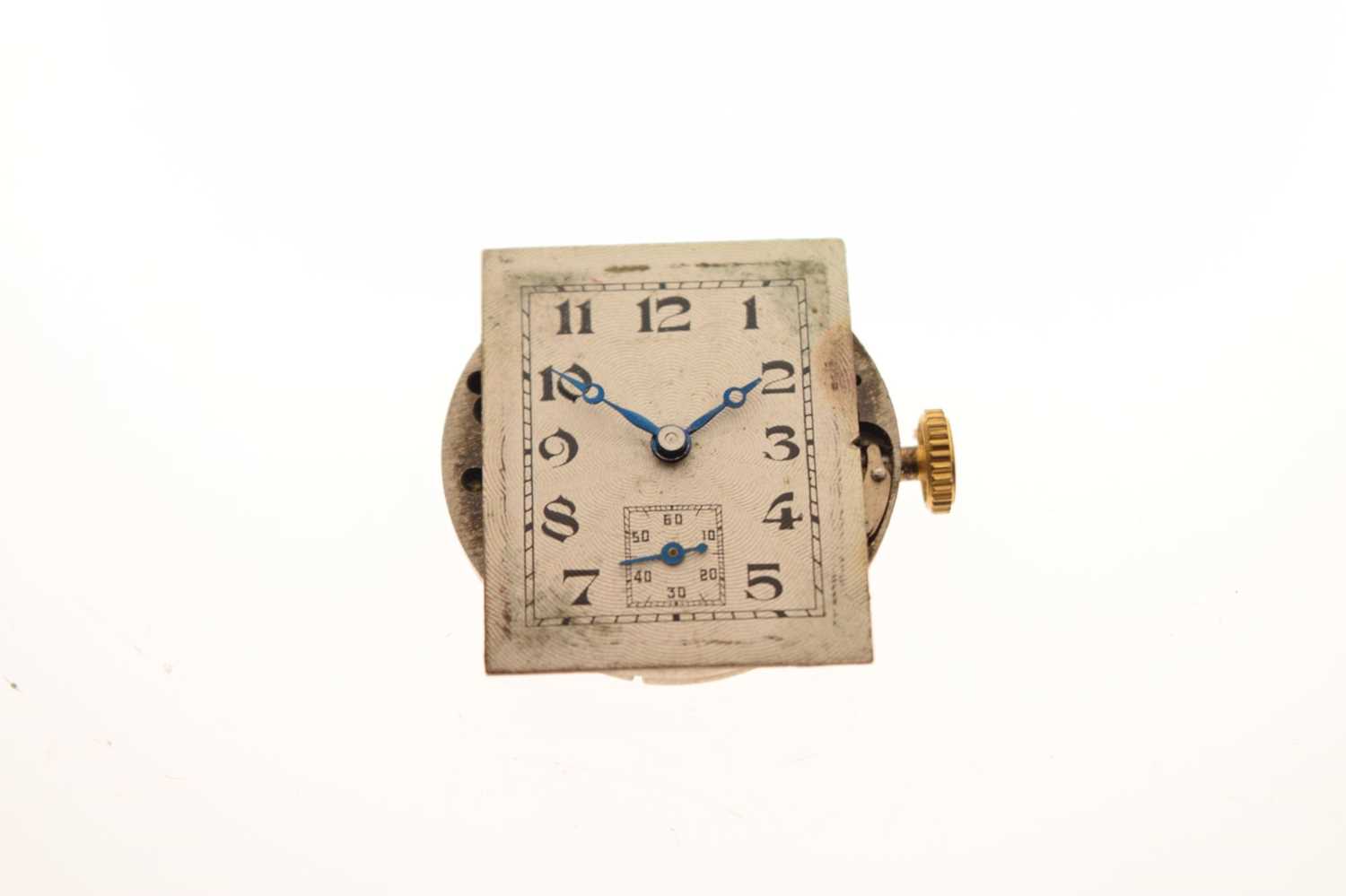 Gentleman's 9ct gold cased watch head - Image 9 of 10