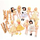 Pelham Puppets - Group of ten female puppets