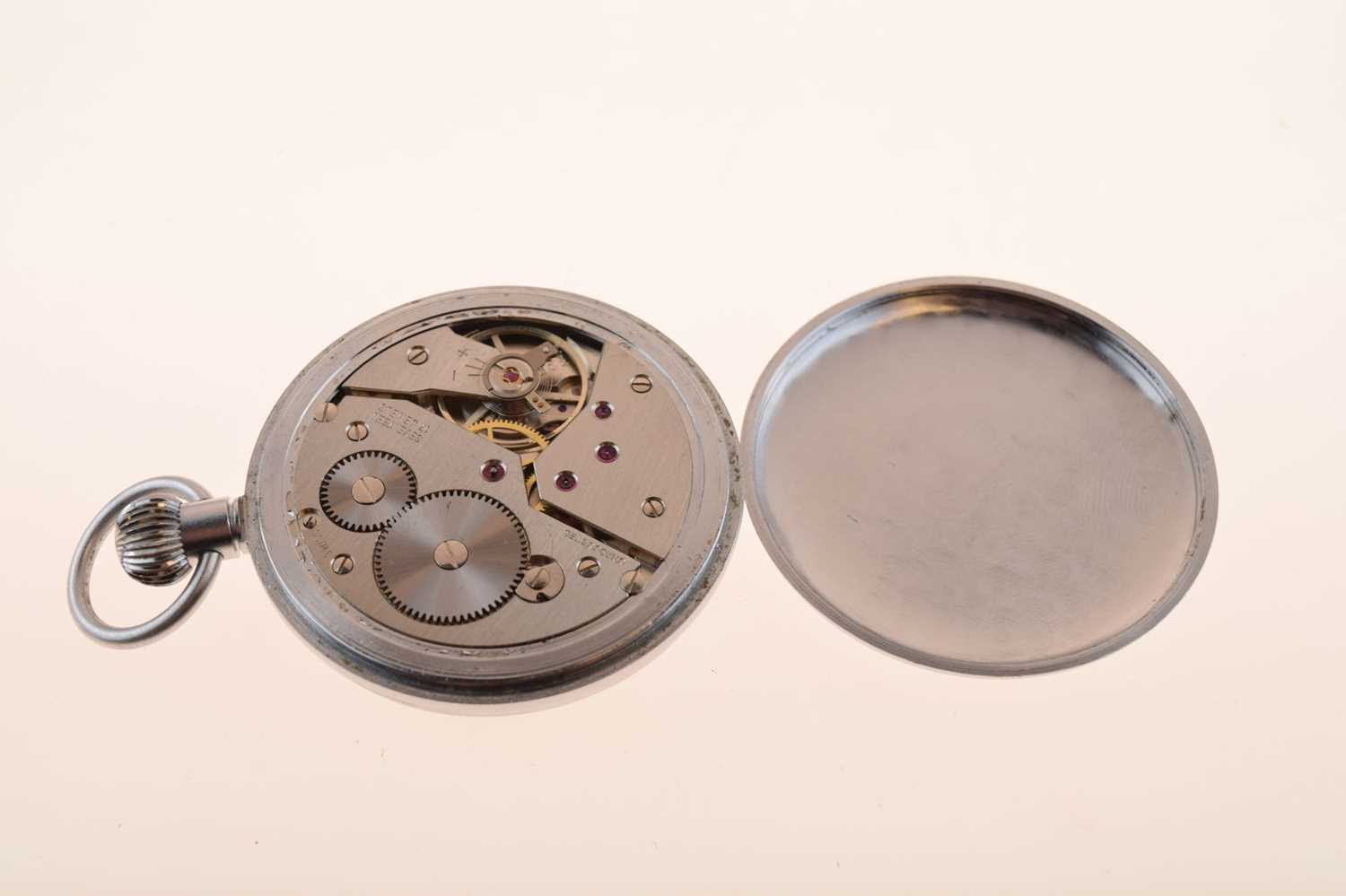 Cabot Watch Co. (CWC) manual wind MOD issue pocket watch - Image 2 of 7