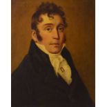 Early 19th century - Oil on canvas - Portrait of a gentleman