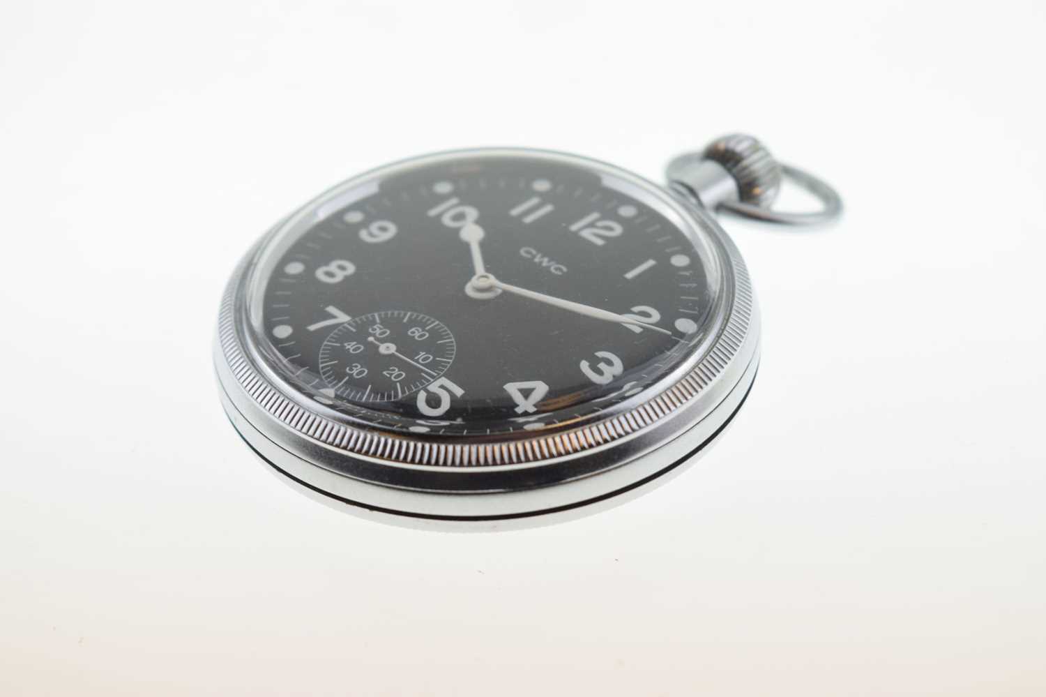 Cabot Watch Co. (CWC) manual wind MOD issue pocket watch - Image 6 of 7