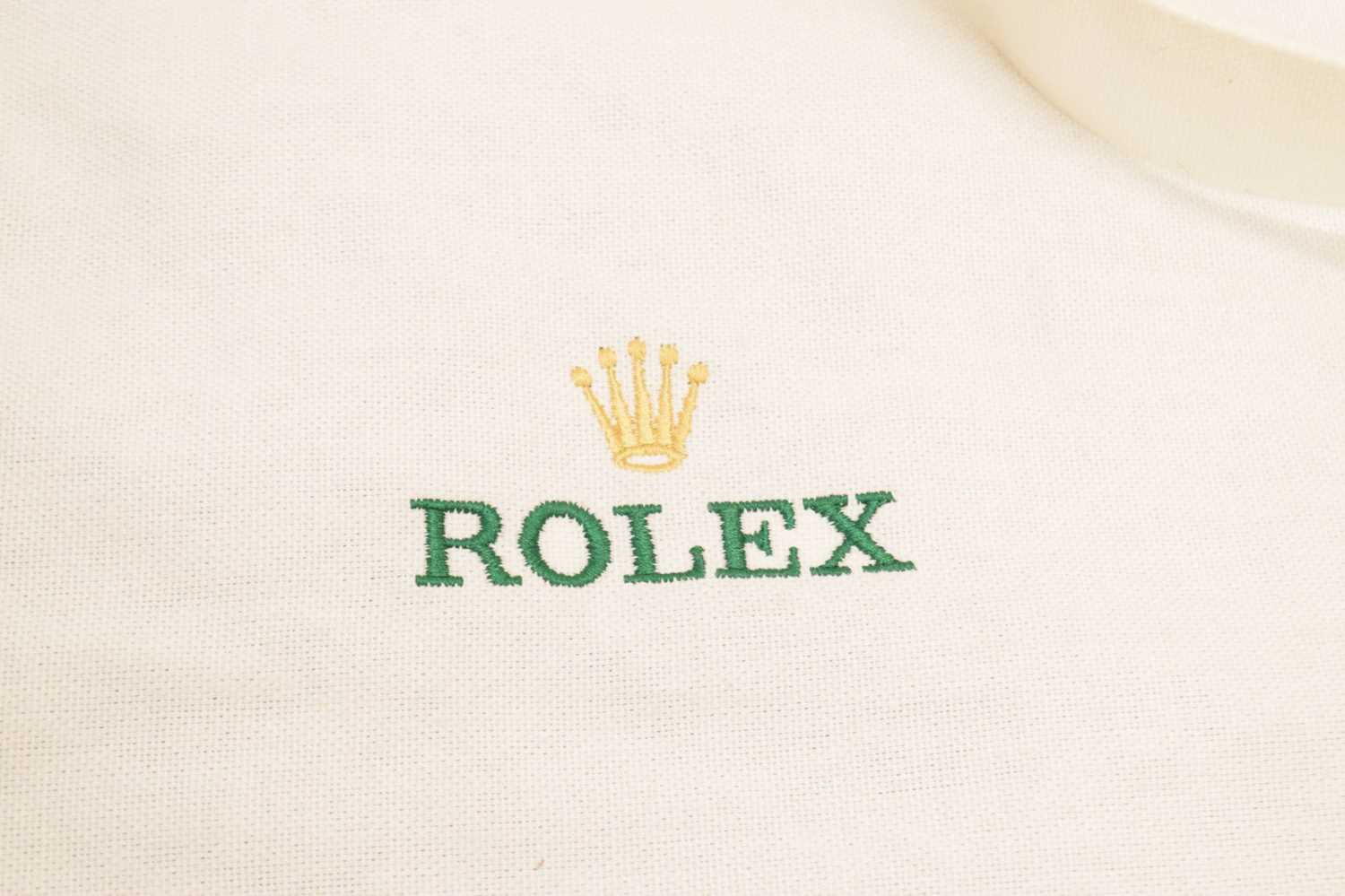 Rolex - Large grey car/picnic blanket, together with a tote bag - Image 4 of 9