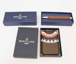 Breitling - Ballpoint pen and card holder