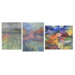 J. Lord (Modern) - Two oil paintings, 'Autumn Landscape', and 'Tempest'